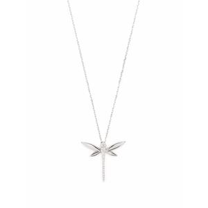 Колье Dragonfly из белого золота с бриллиантами