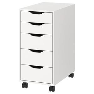 ALEX тумба с выдвижными ящиками на колесиках
