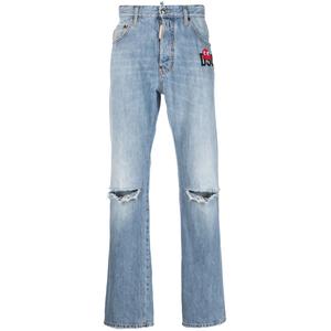Джинсы bootcut с логотипом
