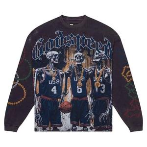 Футболки с длинным рукавом Godspeed Dream Team Long-Sleeve T-Shirt 'Black wash'