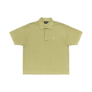 Поло Stussy Classic Pique Polo 'Лист'
