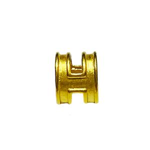 [СПЕЦИАЛЬНОЕ] LITZ 999 (24K) Золотой H-шарм H-бренд EPC0145 (0.08г+/-)