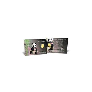 5G Gold Collection 999.9/24K Золотой слиток Панда (0,2 г)