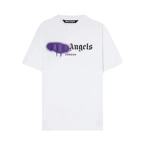 Футболка Tops Palm Angels London с нанесенным логотипом «White»