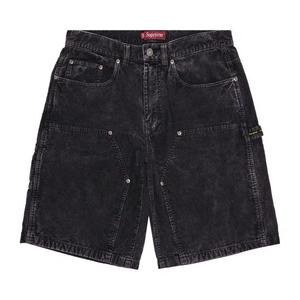 Шорты Supreme Washed Corduroy Double Knee Painter Short 'Black'
