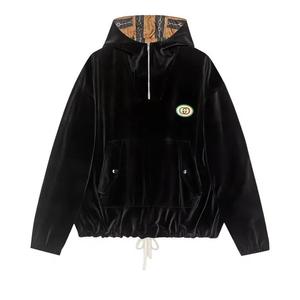 Худи Gucci Hooded Chenille Sweatshirt 'Black'
