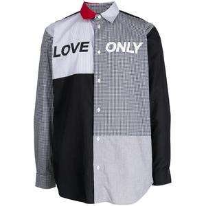 Рубашка Love Only в технике пэчворк