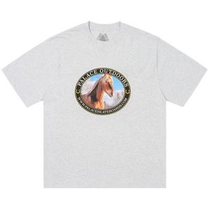 Футболки с коротким рукавом Palace Equestrian T-Shirt 'Grey Marl'