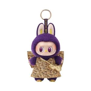 Плюшевые игрушки Pop Mart × PRONOUNCE Labubu WINGS OF FORTUNE Виниловая плюшевая подвесная карточка 'Purple'