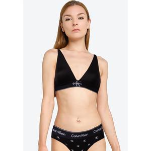 Треугольный бралетт с графическим монограммой из микрофибры - Calvin Klein Underwear
