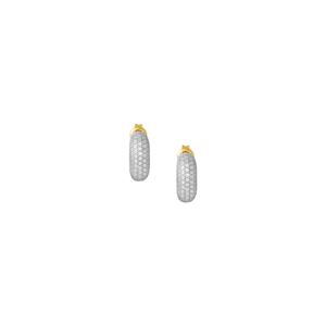 TOMEI Diamond Cut Collection серьги-кольца, желтое золото 916/22K