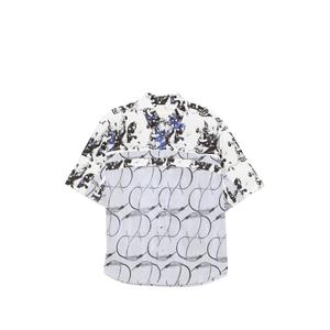 Рубашка с абстрактным принтом