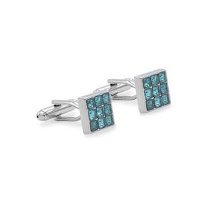 Запонка Isla Turquoise Diamonte