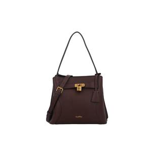 CR Elise Lock Tote Bag - Темно-коричневый