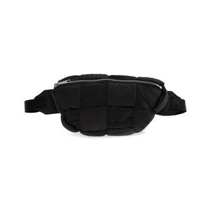 Поясные сумки Bottega Veneta Cassette Fanny Pack 'Черный/Серебристый'