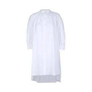 Короткие платья Alexander McQueen Cotton Trapeze Mini Dress 'Оптический белый'