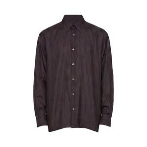Рубашки и топы Dries Van Noten Striped Shirt 704 M 'Темно-коричневый'