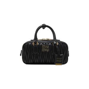 Сумки с ручками Miu Miu Arcadie Matelasse Nappa Bag «Чёрная»