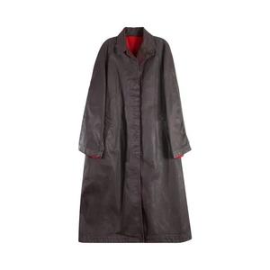 Пальто Dries Van Noten Long Coat 'Burgundy'