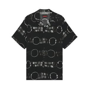 Рубашка на пуговицах Pleasures Straps Button Down «Чёрный»