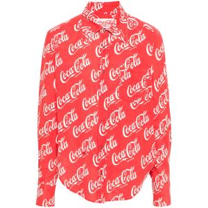 Рубашка с принтом из коллаборации с Coca-Cola