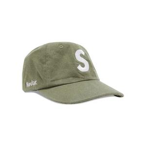Бейсболки Supreme x Kevlar Denim S Logo 6-Panel 'Olive'