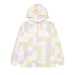 Зип-апы Supreme Reverse Patchwork Zip Up Hooded Sweatshirt «Multicolor»