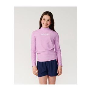Детская классическая рашгард с длинным рукавом для серфинга — Girl 128GRV-LILAC