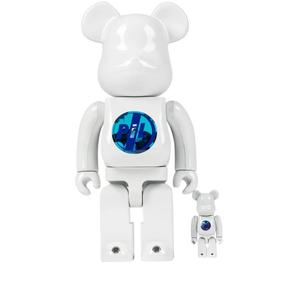 Набор фигурок Be@rbrick Limited Chrome 100% + 400% из коллаборации с Public Image