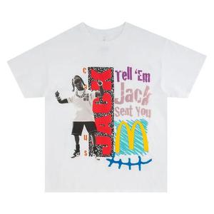 Футболки Cactus Jack by Travis Scott x McDonald's Smile T-Shirt 'White'