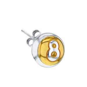Серьга Eight Ball