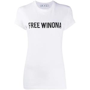 Футболка с принтом Free Winona