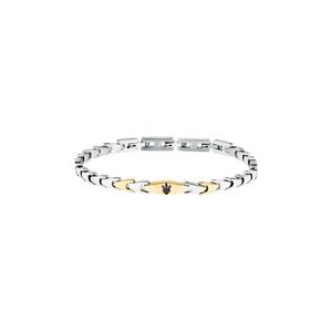 MASERATI Jewels Мужской браслет из нержавеющей стали 215 мм, желто-зеленый+черный, JM225AVD84 (регулируемый)