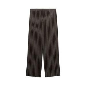 Брюки The Elder Statesman Cashmina Slacker Pant 'Espresso Stripe'