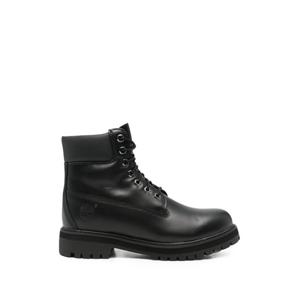 Кожаные ботинки на шнуровке