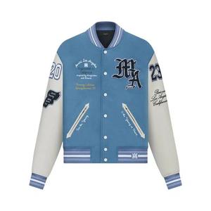 Бомберы Amiri Oversized Varsity Jacket 'Bluefin'