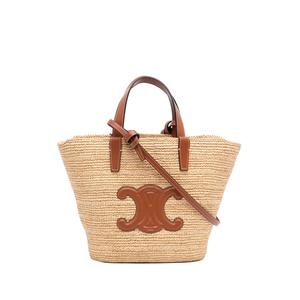 Сумка-сэтчел Teen Supple Raffia Cuir Triomphe Classic Panier Tote (2025 год)