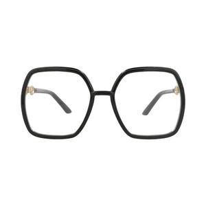 Очки Gucci Square-Frame Injection Optical Frames «Черный/Прозрачный»