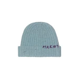 Шапки-бини Marni Shetland Mending Beanie 'Smoke Blue'