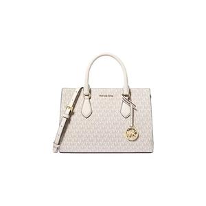 Женская сумка-саквояж через плечо Sheila Medium Logo Satchel Shoulder Bag в ванильном цвете 35S3G6HS2B