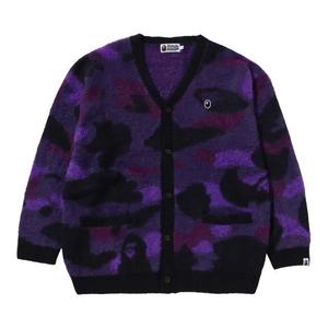 Кардиганы BAPE Color Camo Cardigan 'Purple'