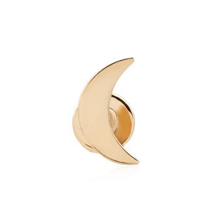 Серьги-гвоздики Moon из желтого золота