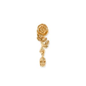 Серьга Rose and Skull