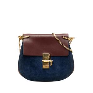 Маленькая сумка через плечо Bicolor Suede and Calfskin Drew (2015 год)