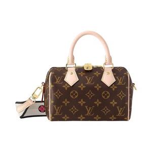 Сумки с ручками Louis Vuitton Speedy BandoulièRe 20 'Коричневый монограмный холст'
