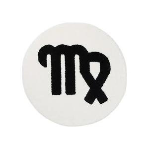 Ковры GOAT x Gallery 1950 Horoscope Virgo Rug White/Black