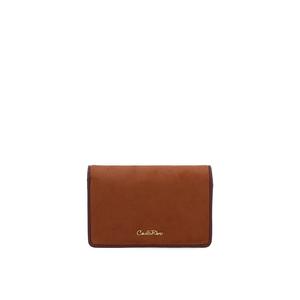 Dakota Velveteen 2-сгиб Короткий кошелек - Коричневый