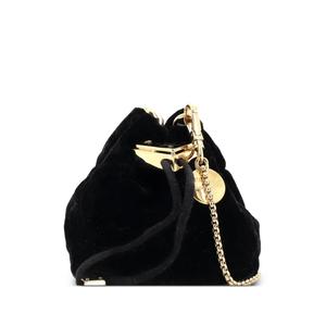 Сумка-ведро Triangle Logo Drawstring Pouch Velvet размера мини