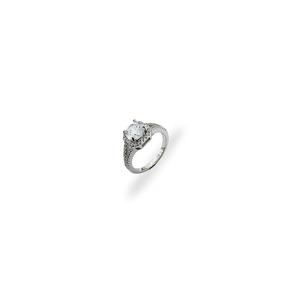 MJ Jewellery 925 Серебряное кольцо SC522 с родиевым покрытием