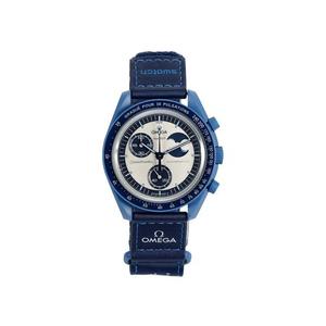 Часы Swatch x Omega Bioceramic Moonswatch 'Миссия на супер голубую луну'